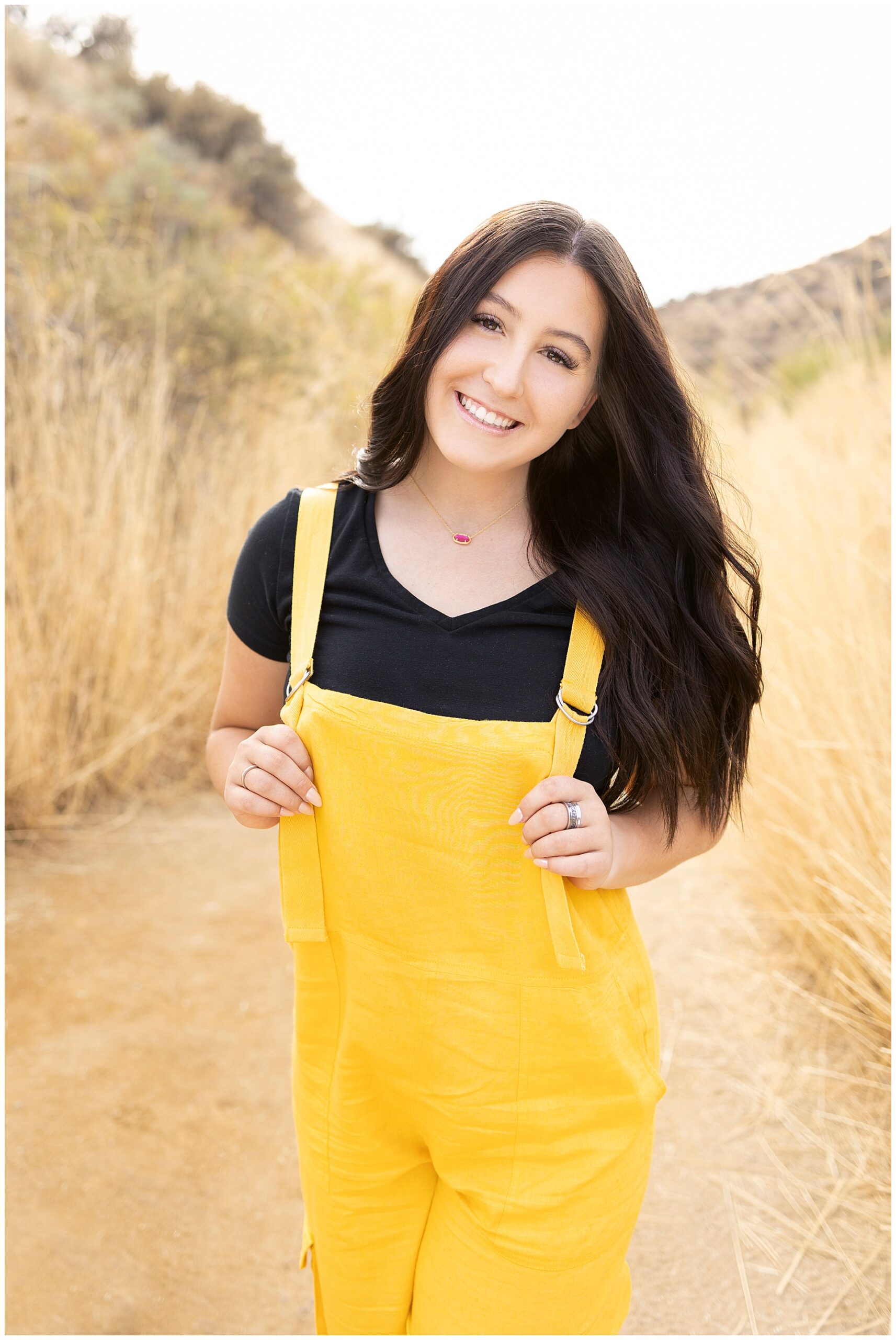 outdoor summer boise foothills senior pictures with Michelle Nichols Photography